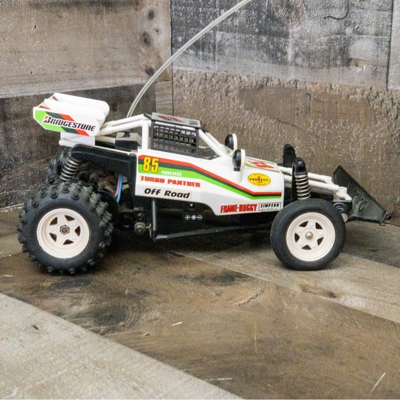 Vintage Nikko Turbo Panther 85 Remote Control RC Car Frame Buggy UNTESTED. - Picture 5 of 10